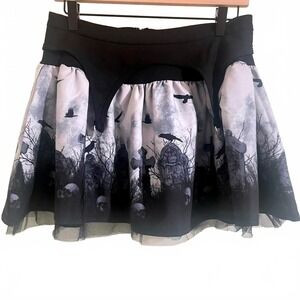 Cemetery Graphic Skirt